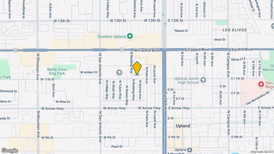 Upland Heights Apartments Map and Location Details