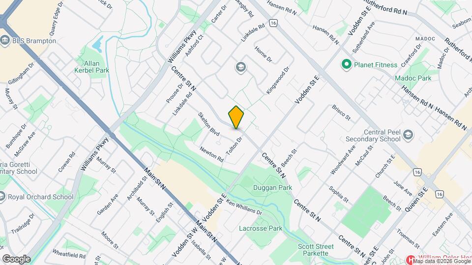 243 Centre St N Map and Location Details