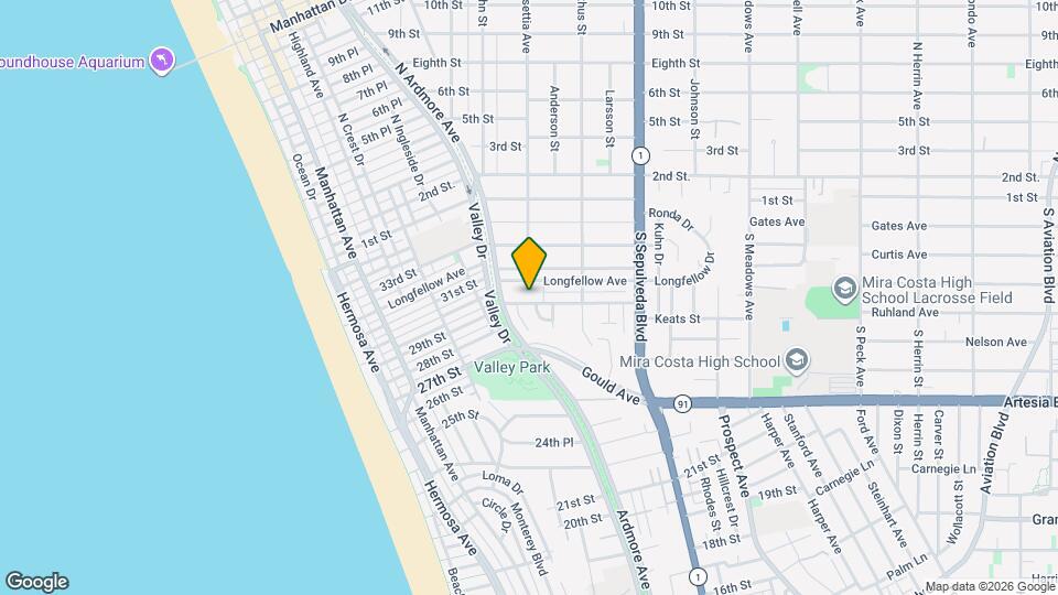625 30th St Map and Location Details