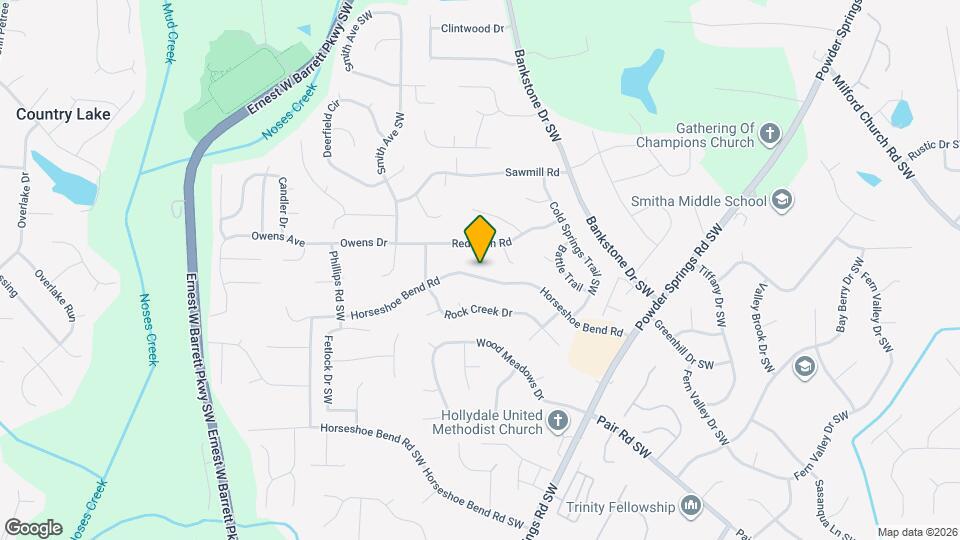 2450 Horseshoe Bend Rd Map and Location Details