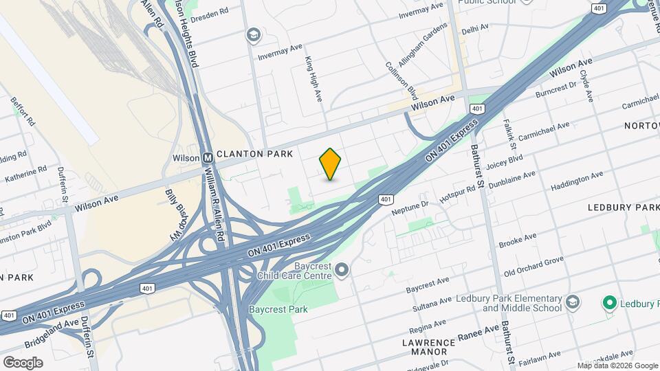 46 Touraine Av Map and Location Details