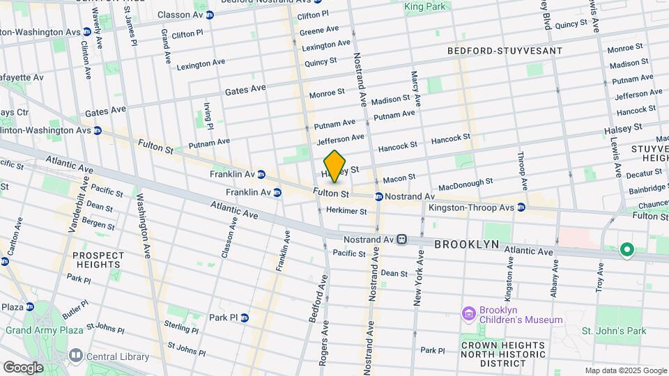 1227 Fulton St Map and Location Details