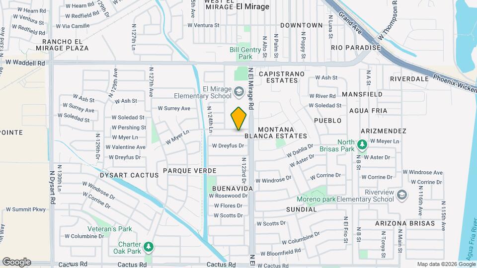 12322 W Valentine Ave Map and Location Details
