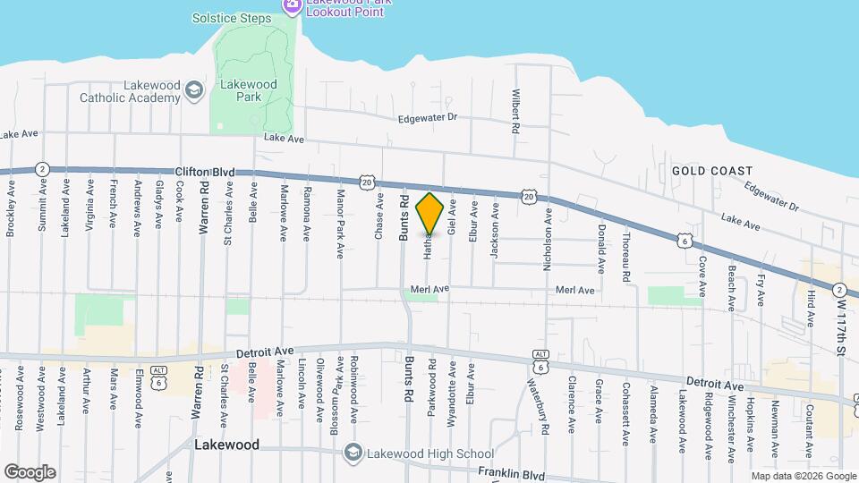 1305 Hathaway Ave, Unit 1 Map and Location Details