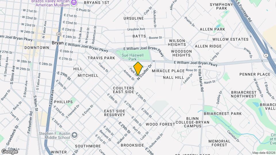 408 N Coulter Dr Map and Location Details