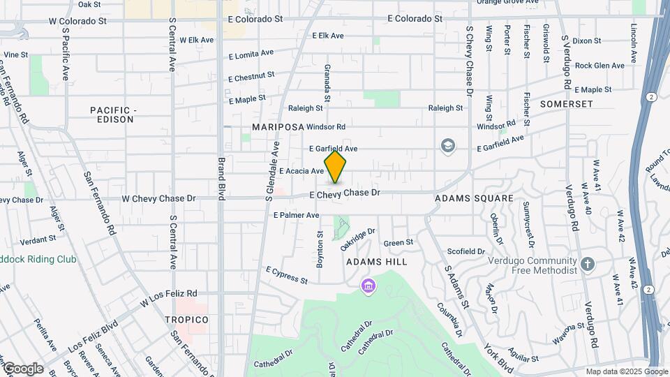 603 E Chevy Chase Dr Map and Location Details