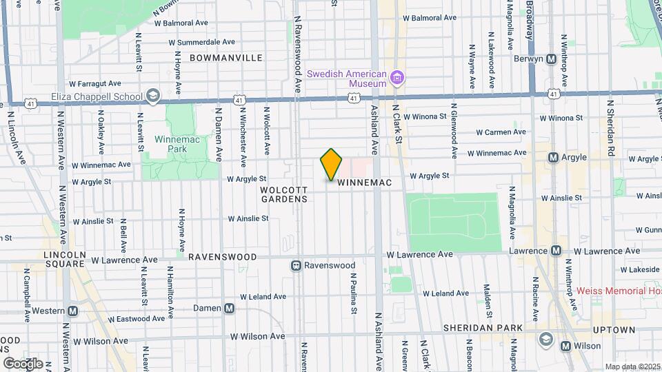 4911 N Hermitage Ave, Unit 2 Map and Location Details
