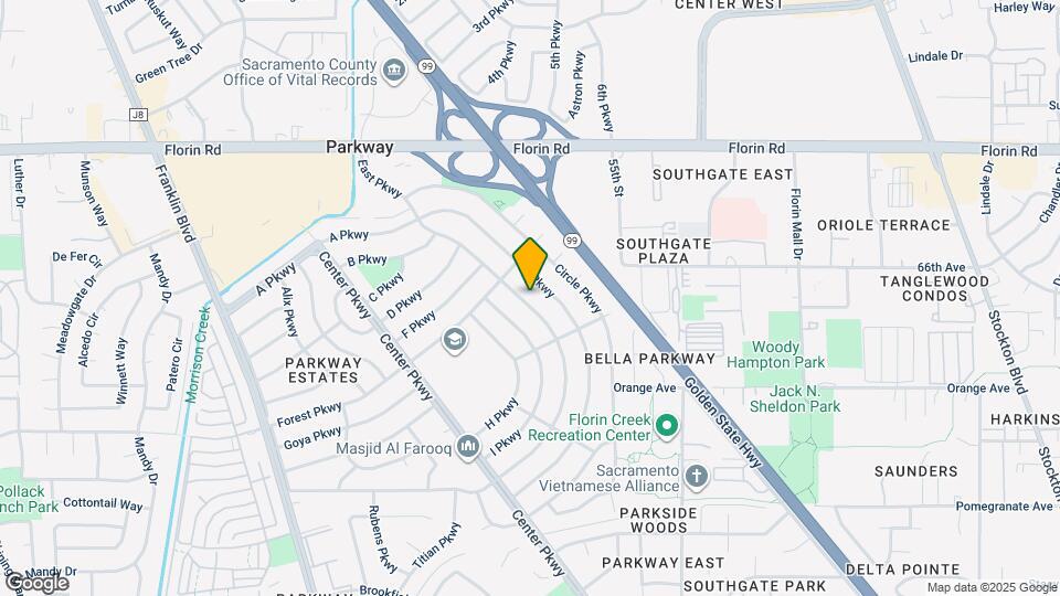 7417 East Pkwy Map and Location Details