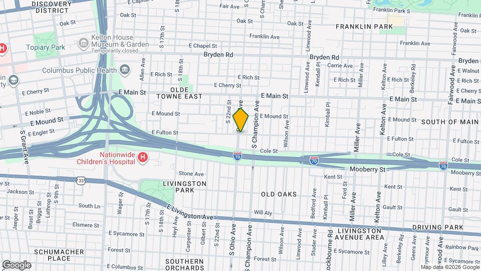 498 S Ohio Ave Map and Location Details