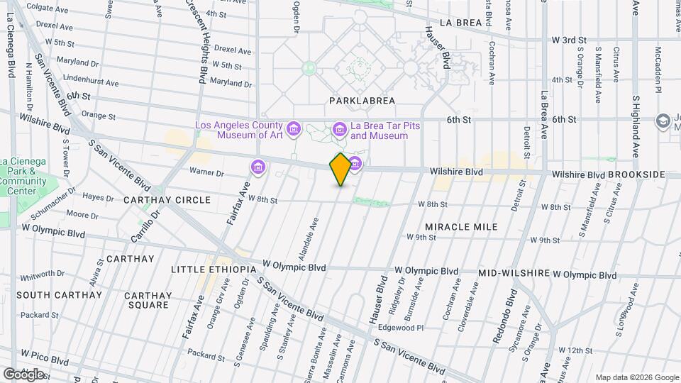 742 S Stanley Ave Map and Location Details