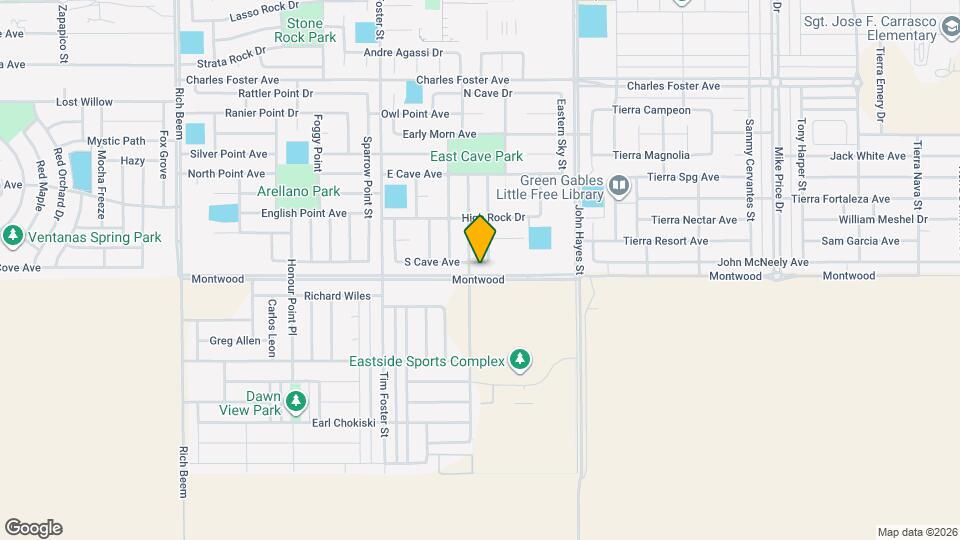 14350 S Cave Ave Map and Location Details