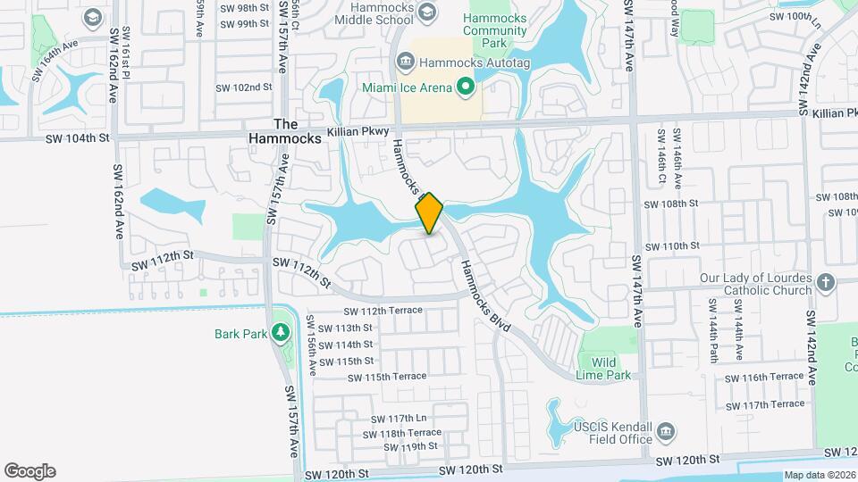10867 SW 152nd Pl Map and Location Details