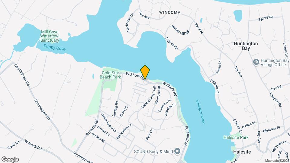 293 W Shore Rd Map and Location Details