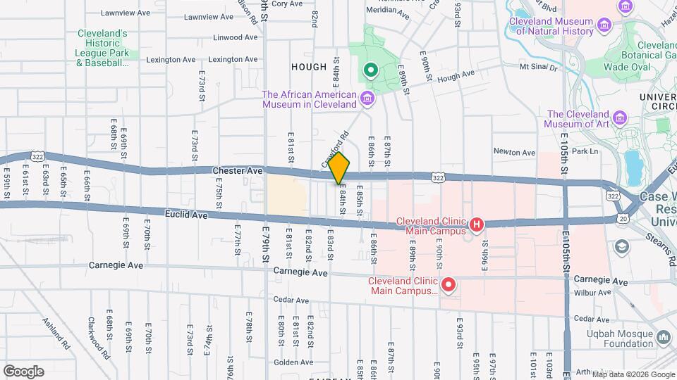 1942 E 84th St Map and Location Details