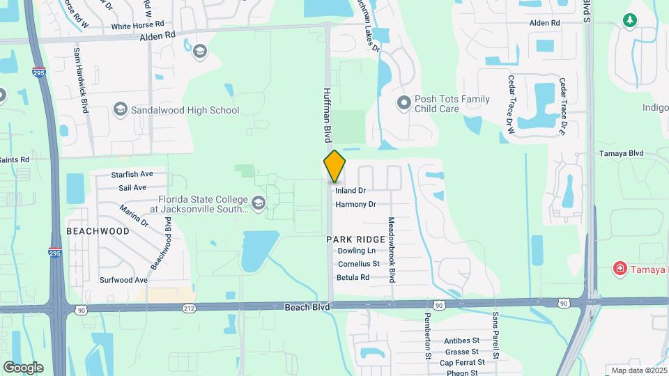 2865 Huffman Blvd Map and Location Details