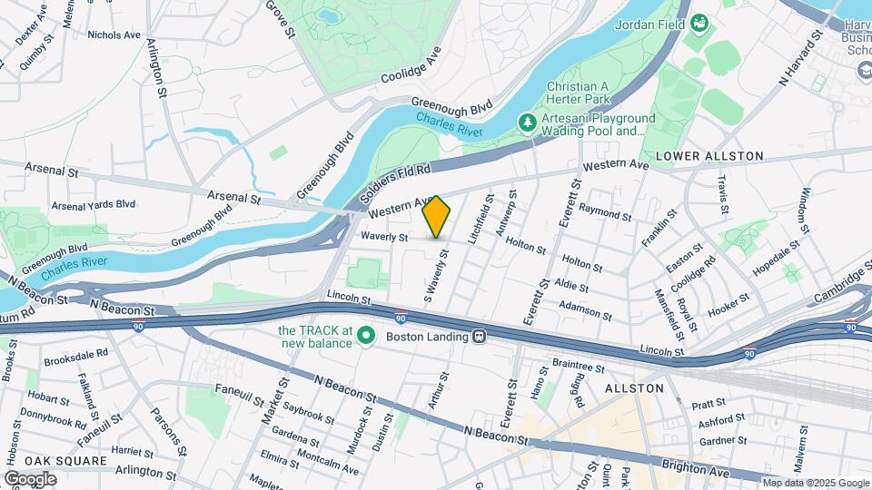 49 Waverly St, Unit 2 Map and Location Details