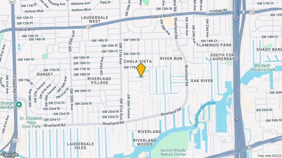 1891 SW 29th Ave Map and Location Details