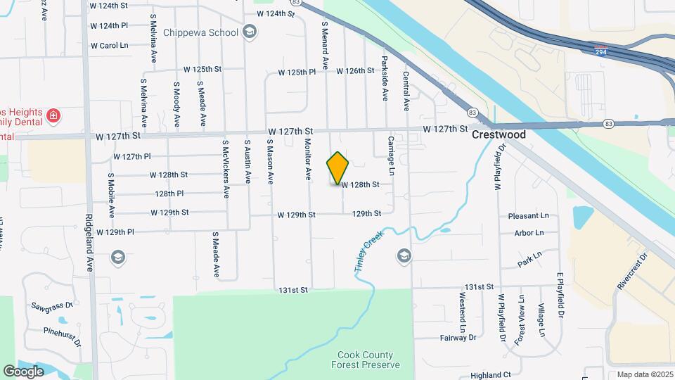 12810 Hill Dr Map and Location Details