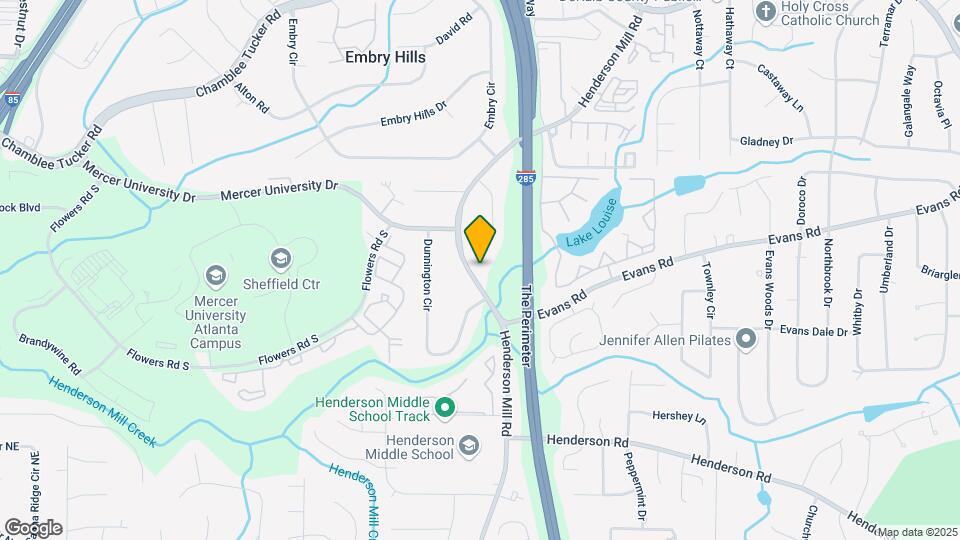 3003 Henderson Mill Rd Map and Location Details