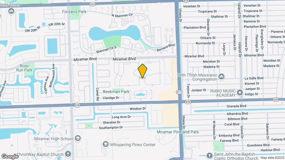 2800 SW 83rd Ave Map and Location Details