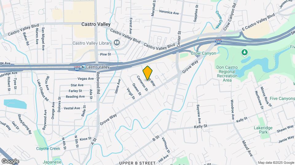 2762 Grove Way Mapa y Detalles de la Ubicación