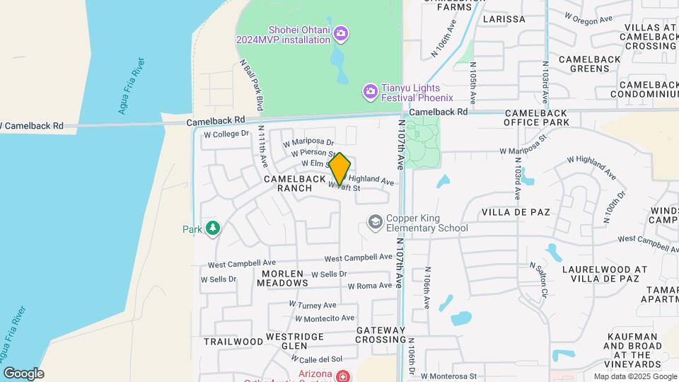 10825 W Taft St Mapa y Detalles de la Ubicación