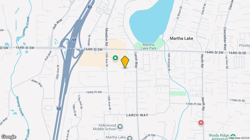 1107 167th St SW Mapa y Detalles de la Ubicación
