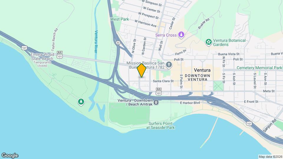 72 S Garden St Map and Location Details