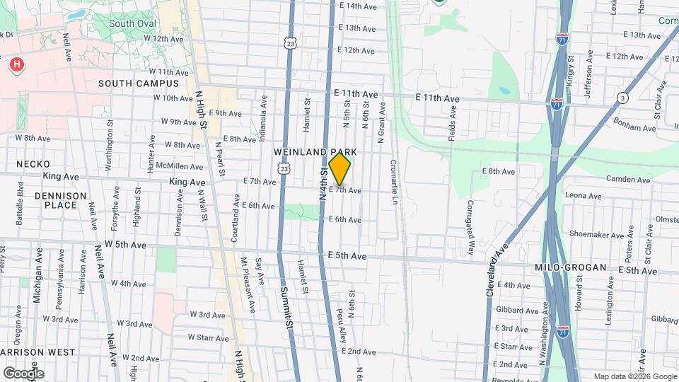 1297 N 5th St Mapa y Detalles de la Ubicación