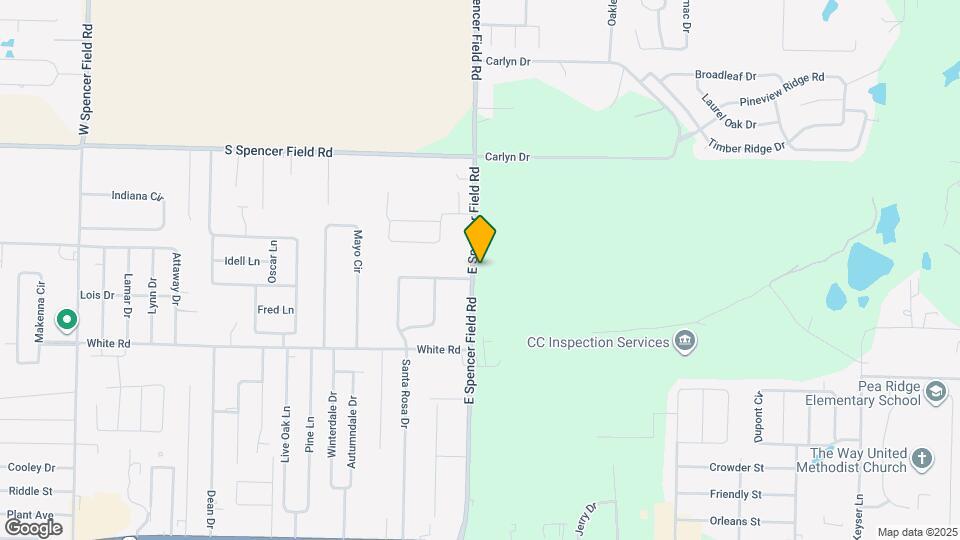 4886 E Spencer Field Rd Map and Location Details