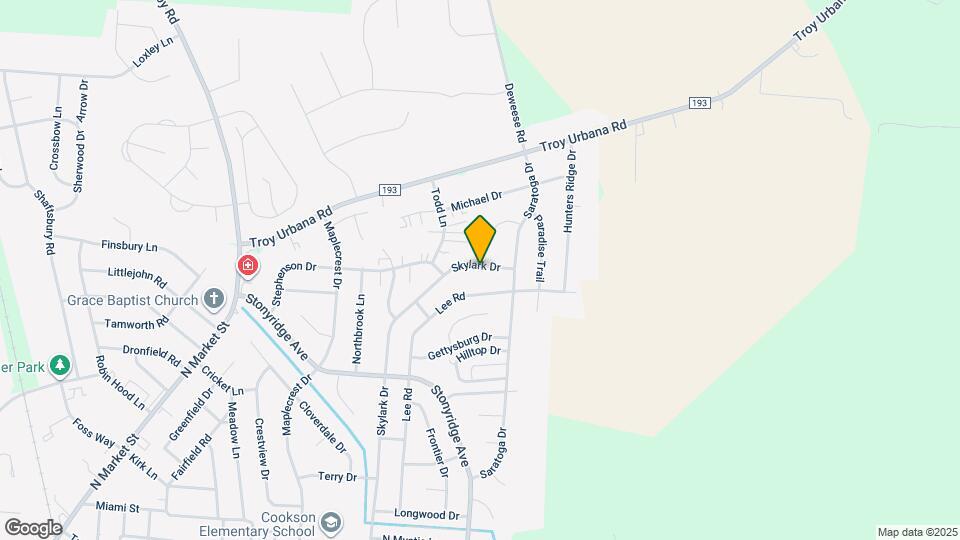 1449 Skylark Dr Map and Location Details