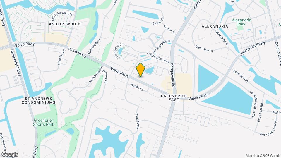 1307 Emsworth Dr Map and Location Details