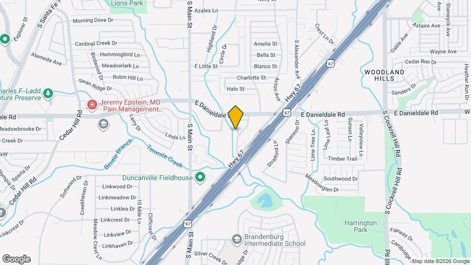1555 Sunrise Ln Map and Location Details