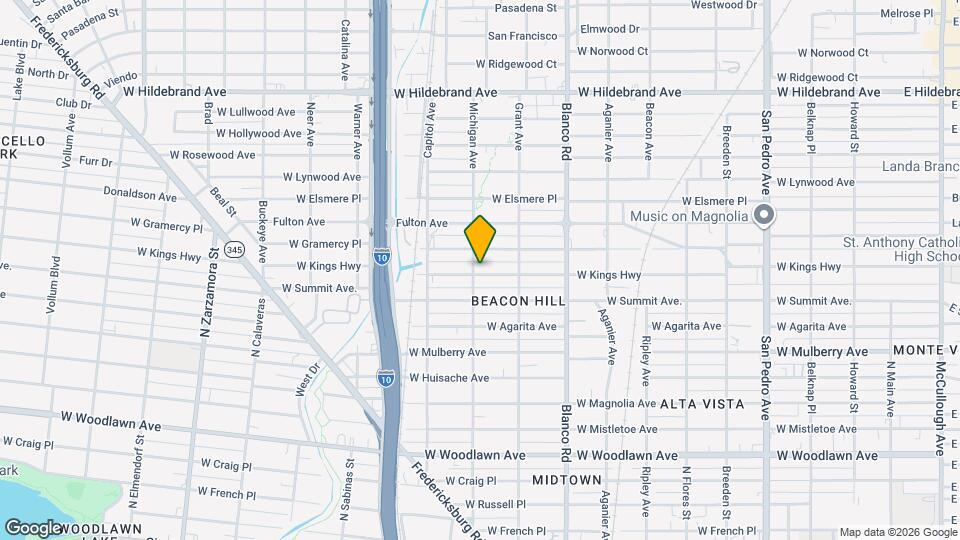 1041 W Kings Hwy, Unit 1041 W Kings Hwy Mapa y Detalles de la Ubicación