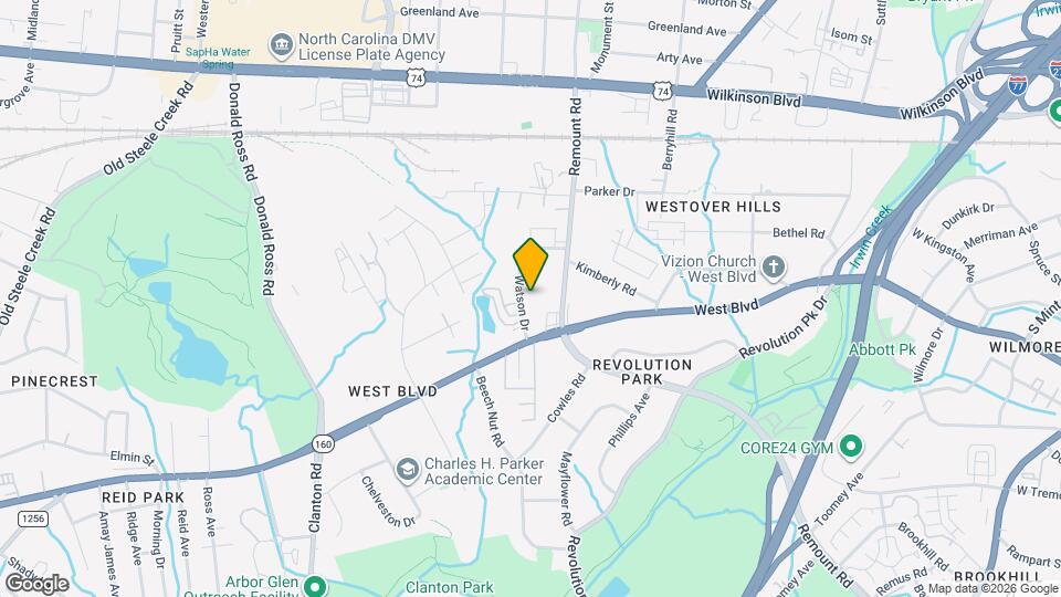 2701 Watson Dr Map and Location Details