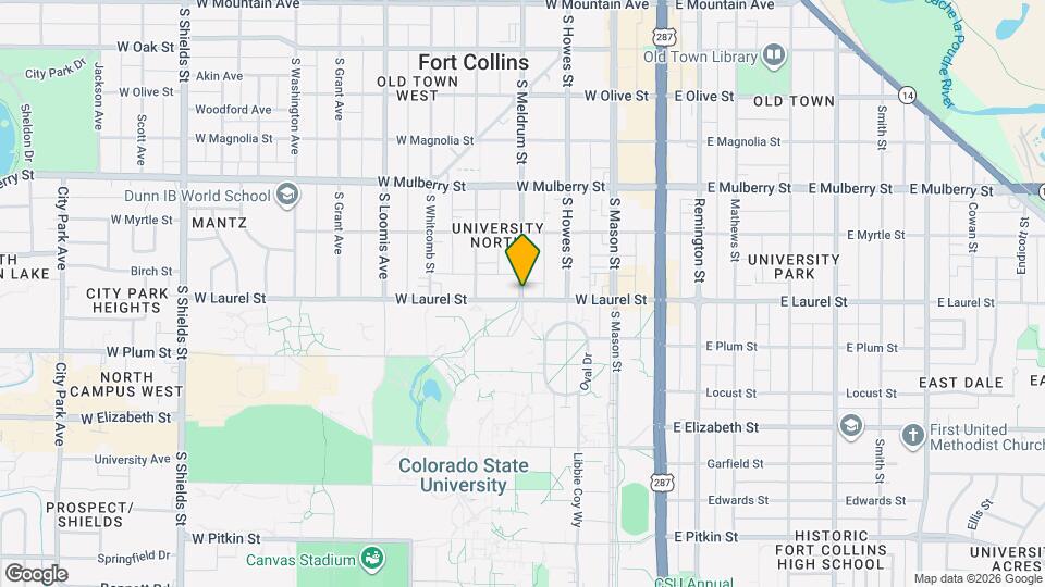 638 1/2 S Meldrum St Map and Location Details