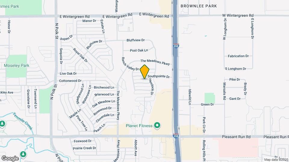 1121 Cypress Ln Map and Location Details