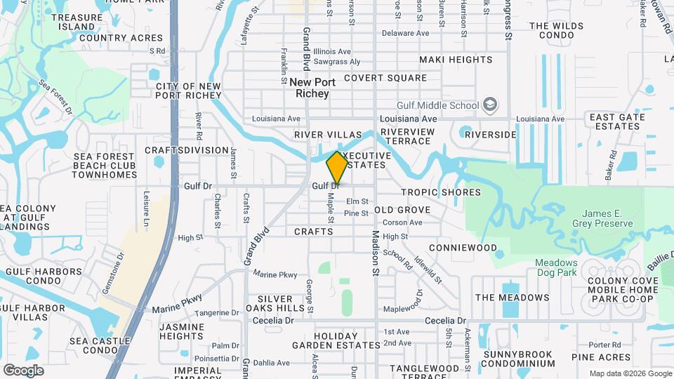 5828 Gulf Dr Map and Location Details