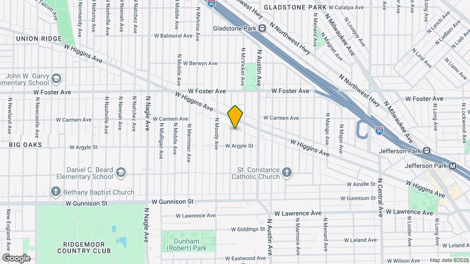 5031 N Meade Ave Map and Location Details