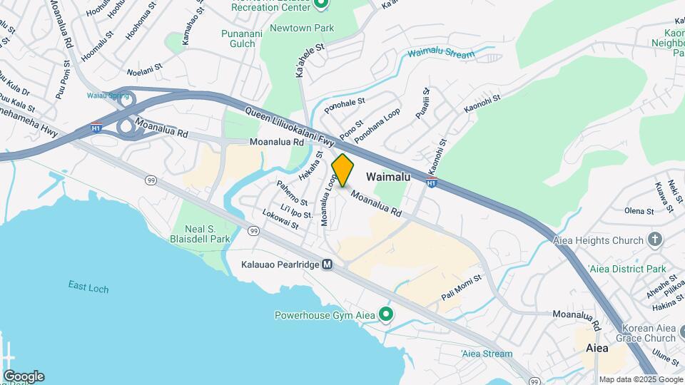 98-640-640 Moanalua Loop Map and Location Details