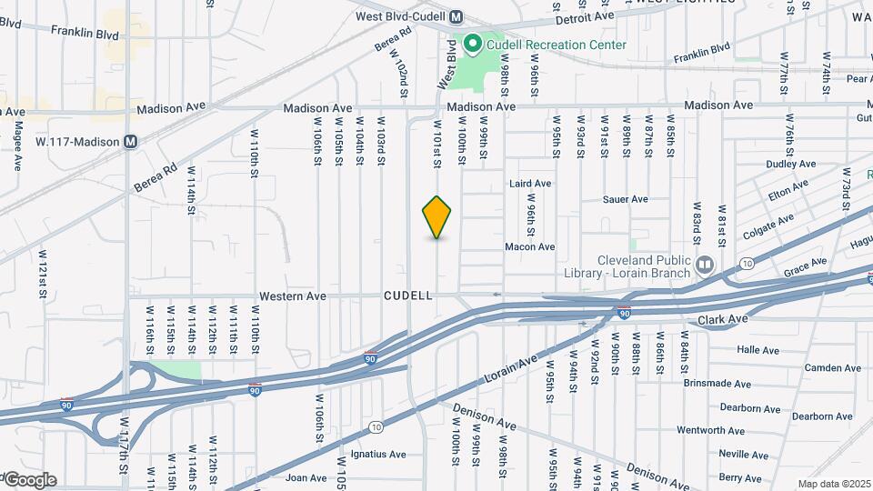 2173 W 101st St Map and Location Details