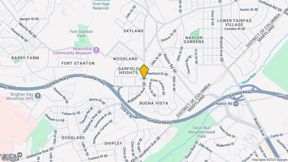 2472 Alabama Ave SE Map and Location Details