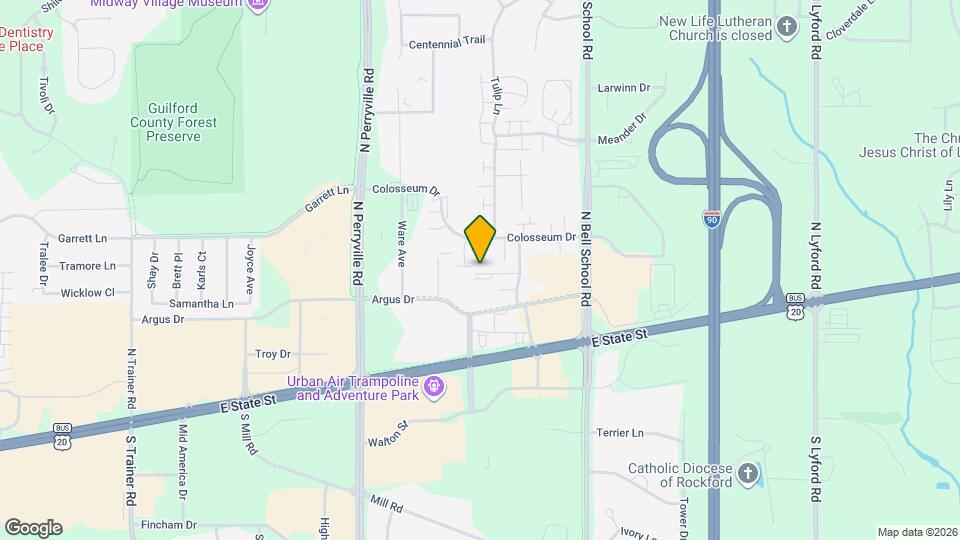 408 Amphitheater Dr Map and Location Details