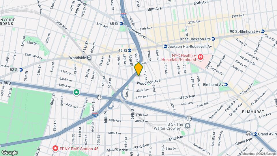 41-48 70th St Map and Location Details