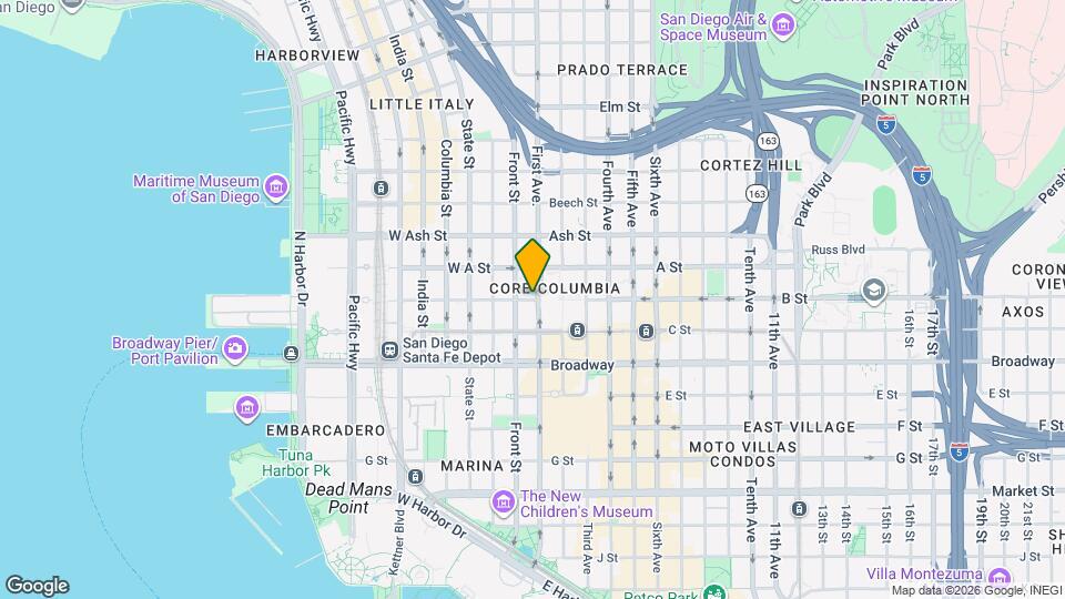 108 W B St Map and Location Details