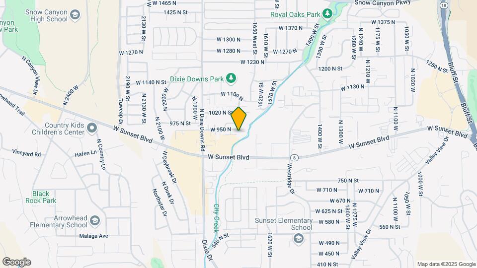 1727 W 950 N Map and Location Details