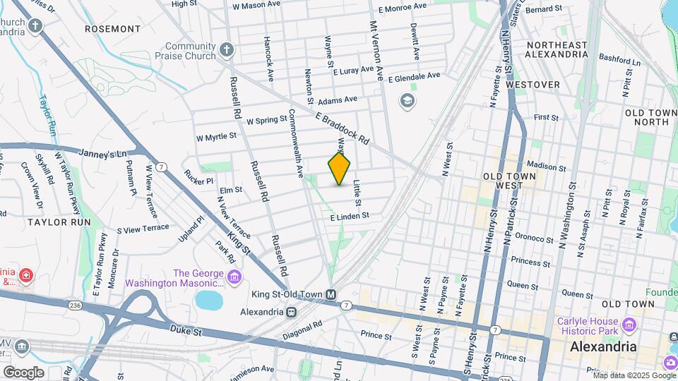 23 E Walnut St Map and Location Details