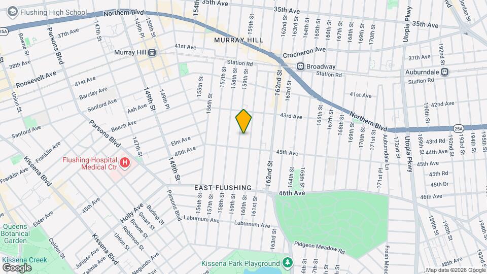43-55 159th St Mapa y Detalles de la Ubicación