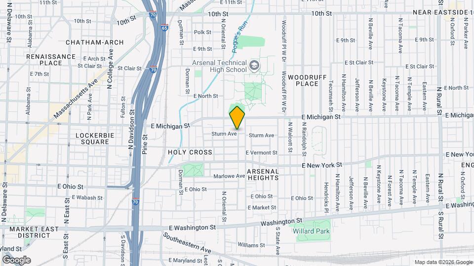 1432 Sturm Ave Map and Location Details