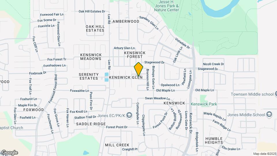 8111 Villandry Ln Mapa y Detalles de la Ubicación